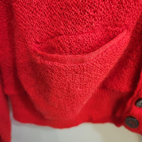 Vintage Milwaukee Knit 100% Alpaca Cardigan Size Large - Picture 4 of 9